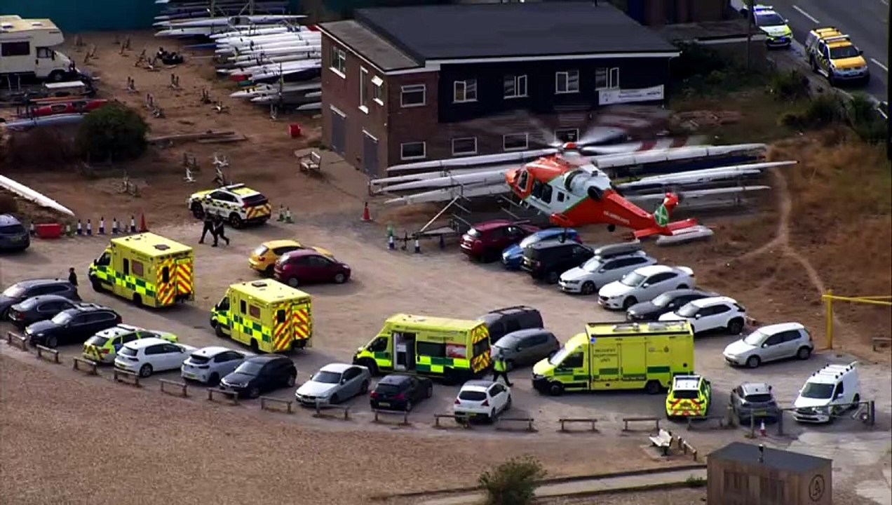 Large emergency response in Shoreham after inci...