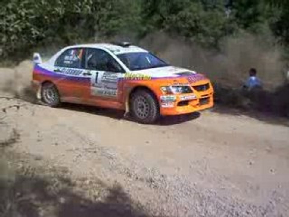 Morel Lancer Evo IX Rallye terre Causses 2008