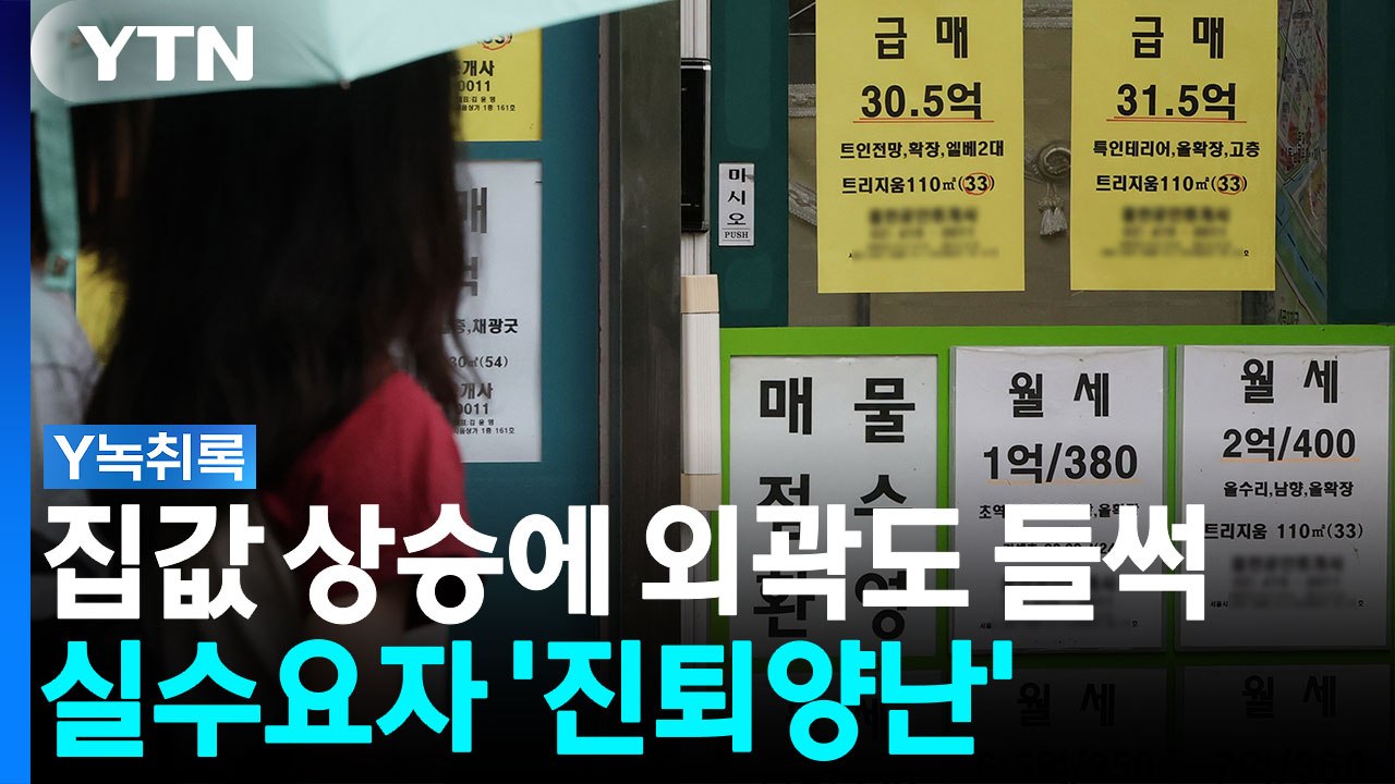 대출 막혀 외곽으로 갔는데..."침체기엔 집값 하락폭 더 클 수도" [굿모닝경제] /...