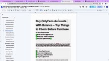 Buying OnlyFans Account With Balance: 573 Steps to Research Account Security