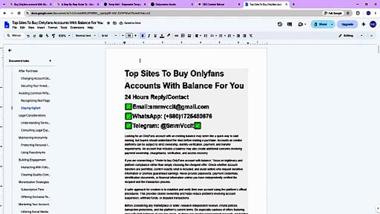 Top Sites To Buy a Onlyfans Accounts With Balance For You
