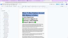 Where To Buy!! Onlyfans Account With Balance in Online