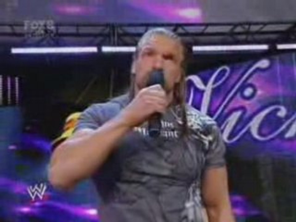 WWE Smackdown 7/18/08 - Triple H's Wedding Gift 2/2