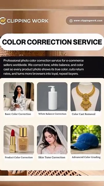 Photo Color Correction: Fix Common Image Color Issues | Clipping Work