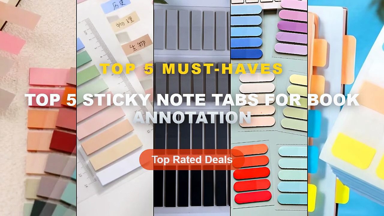 Don't Buy Top 5 Sticky Note Tabs For Book Annot...
