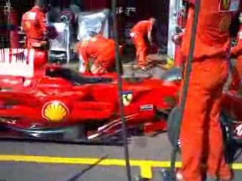 Bud au GP de Monaco 2008 : Préparation Scuderia Ferrari