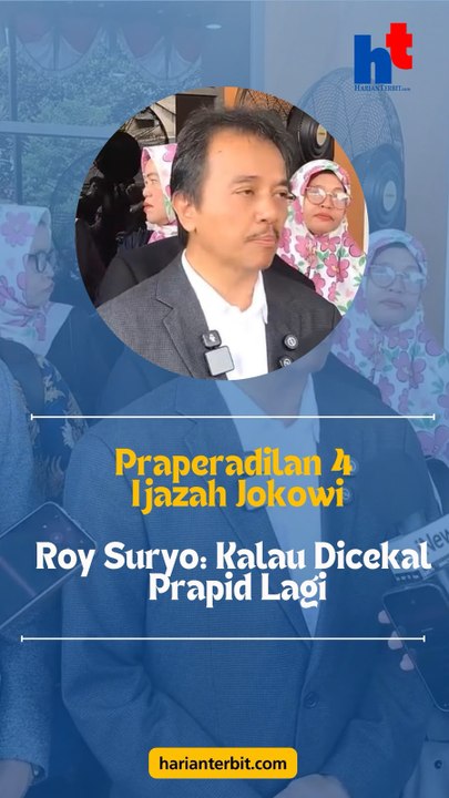 Praperadilan 4 Ijazah JokowiRoy Suryo: Kalau Di...