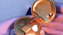 Ultra-thin Portable Compact Powder Cake-shaped Open Cover Ignition Retro Kerosene Lighter Metal Open Fire Smoking Gadgets
