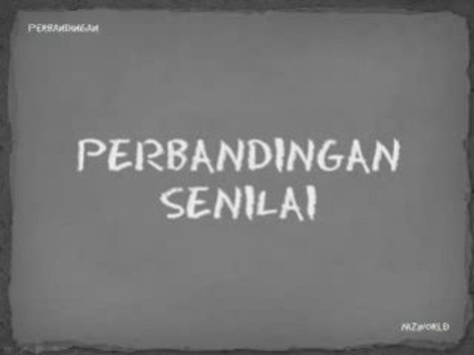 Perbandingan Senilai
