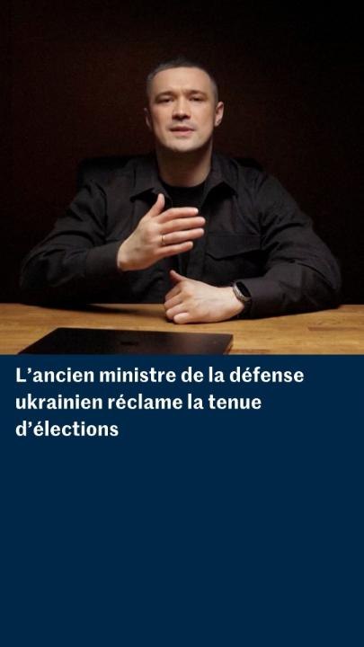 Mykhaïlo Fedorov, l’ancien ministre de la défense ukrainien, réclame la tenue d’élections