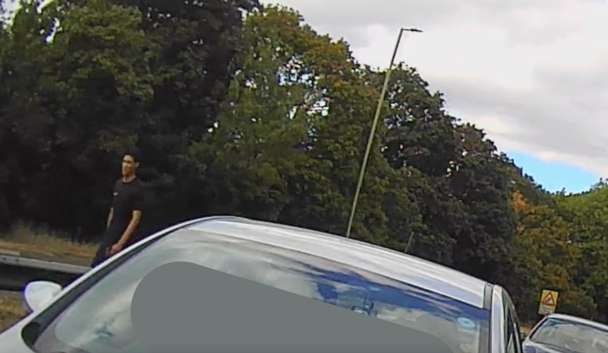 Surrey Police release video footage of A31 Farnham bypass collision suspect.