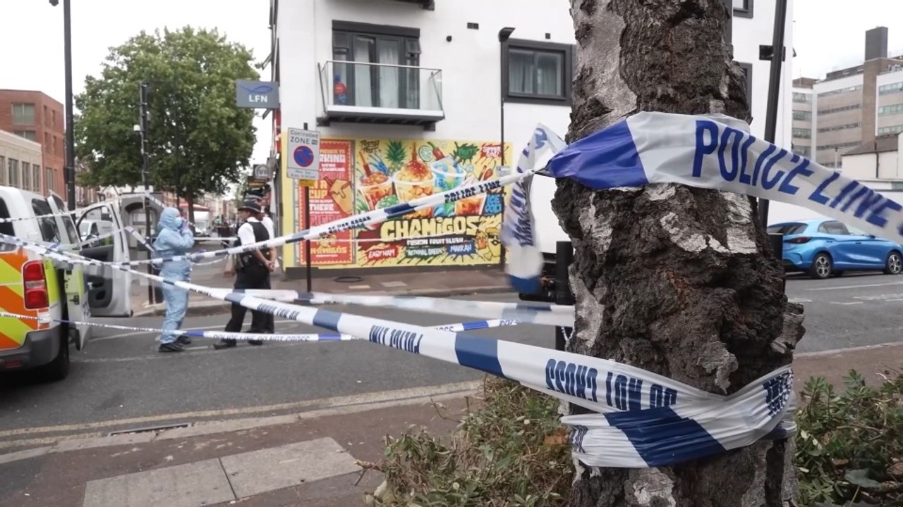 Man shot dead inside car in east London as murd...