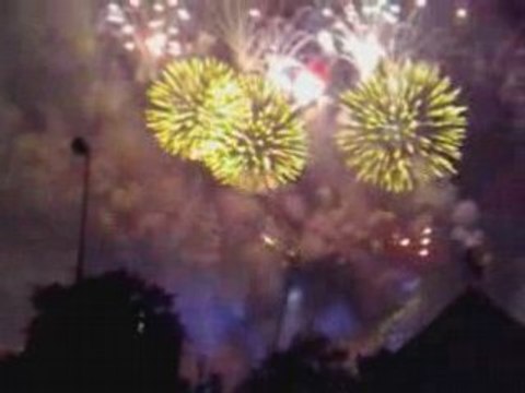 Feu d' Artifice 14 Juillet 2008 Paris Tour Eiffel Firework