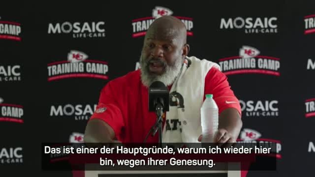 Bieniemy dankt Chiefs-Fans nach Schuss auf seine Frau