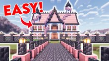 Minecraft: How I Build My Cherry Blossom Castle – Tutorial