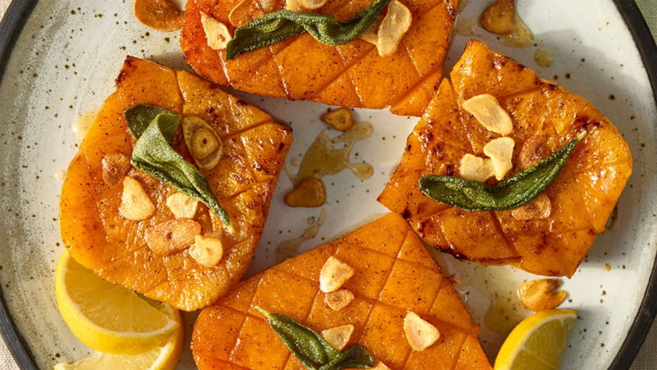 How to Make Butternut Squash Steaks