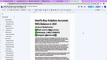 Where to Buy, OnlyFans Account With Balance in 2027: Trusted Seller Research
