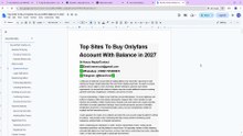 Where to Buy, OnlyFans Account With Balance in 2027: Risk Assessment