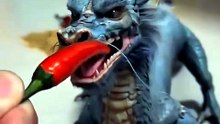 Realistic CGI Dragon Eats Spicy Chili & Fire Breathes | Ultra-Realistic 3D Animation