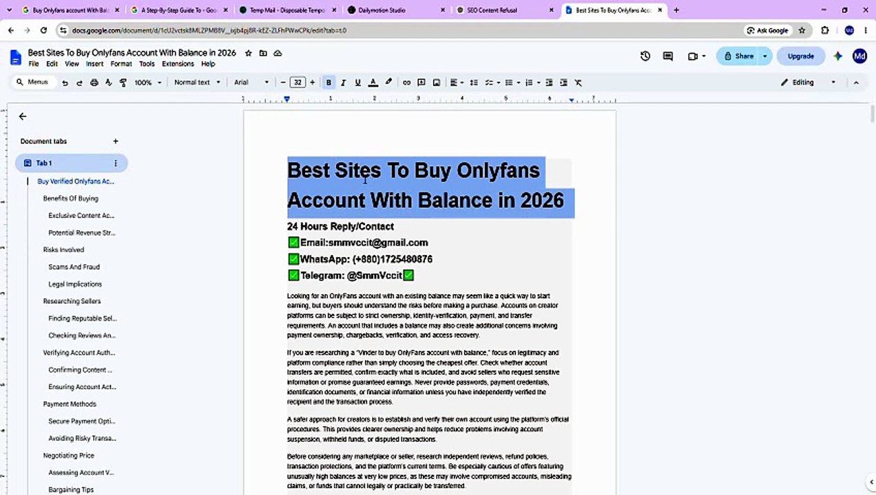 Trusted Balance Research for Buying, OnlyFans Account With Balance