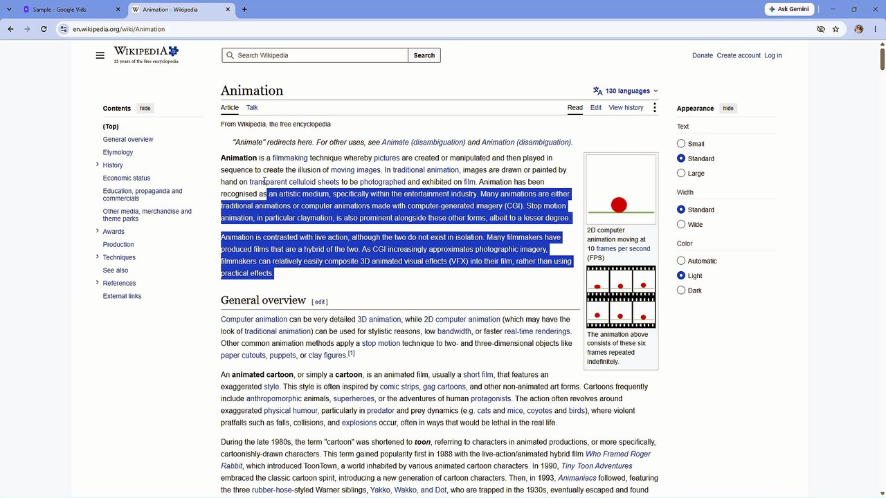 Google Vids 74 Pasting without Formatting
