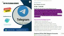 Buy Telegram Accounts From 1 Dollar!