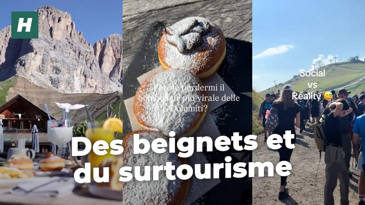 Dans les dolomites, des centaines de personnes font la queue à ce refuge... pour une pâtisserie à 3 euros