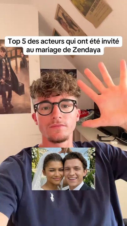Top 5 des acteurs qui ont été invité au mariage de Zendaya #acteur #acteurs #zendaya #tomholland