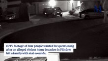 CCTV footage after violent home invasion in Flinders