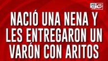 Nació una nena y les entregaron un varón con aritos