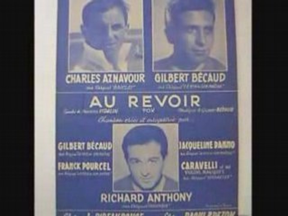 Richard Anthony Au Revoir