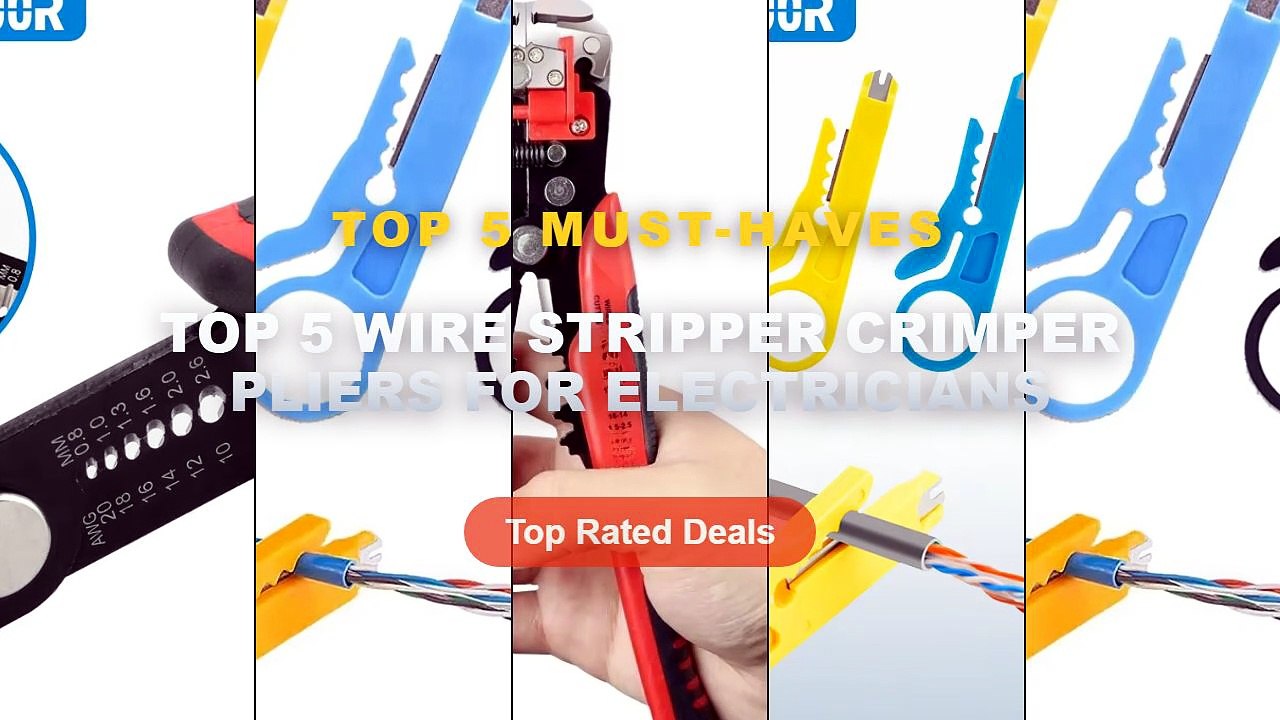 Top 5 Best Top 5 Wire Stripper Crimper Pliers F...
