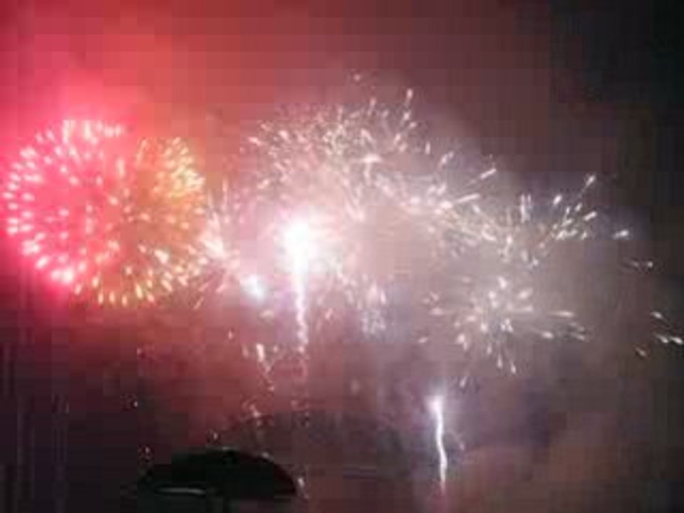 Feux d'artifice 13 Juillet Saint Dié