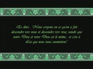 Sourate 29: Al Ankabut (L'Araignée) versets 26 - fin
