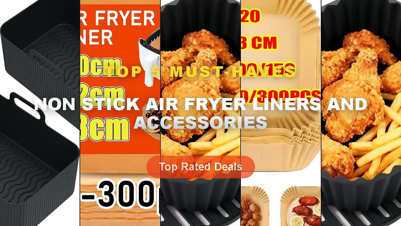 Top 5 Best Non Stick Air Fryer Liners And Acces...