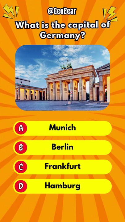 General Geography Quiz 🌍 | Germany Capital & Sahara Desert | Can You Get 2/2?