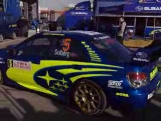 Subaru Impreza WRC sound rallye Monte Carlo 2008