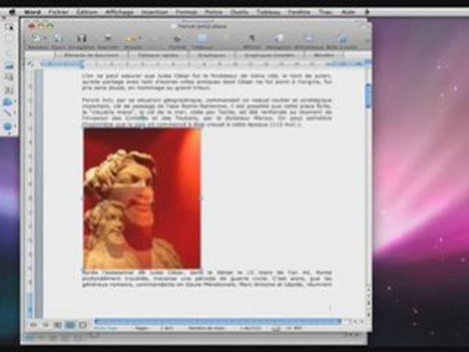 Word2008 - Insertions d'images et effets