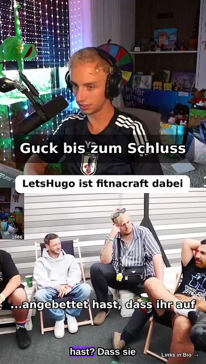 LetsHugo ist fitnacraft dabei