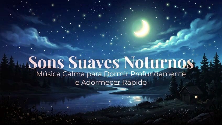 Sons Suaves Noturnos | Música Calma para Dormir Profundamente e Adormecer Rápido
