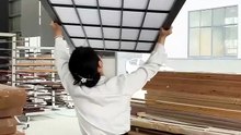 Vách ngăn kiểu nhật kiểu ô vuông đen