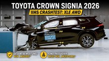 Toyota Crown Signia 2026: IIHS Crashtest mit Schwächen