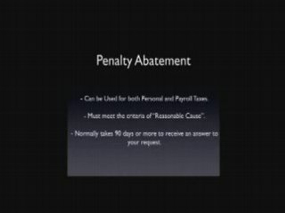 How to Get Rid of IRS Penalties - IRS Penalty Abatement
