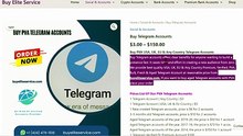 33 Best Sites for Buying Telegram Accounts