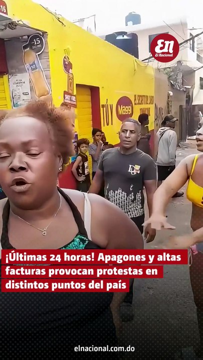Apagones y altas facturas provocan protestas en distintos puntos del país
