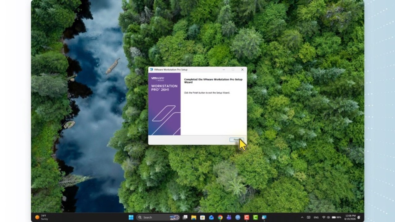 تحميل وتثبيت VMware Workstation Pro مجانًا من الموقع الرسمي  النسخة الكاملة