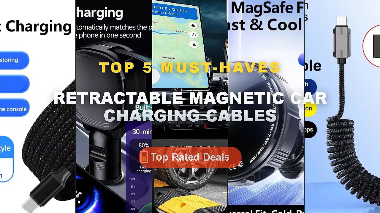 Retractable Magnetic Car Charging Cables: Top 5...