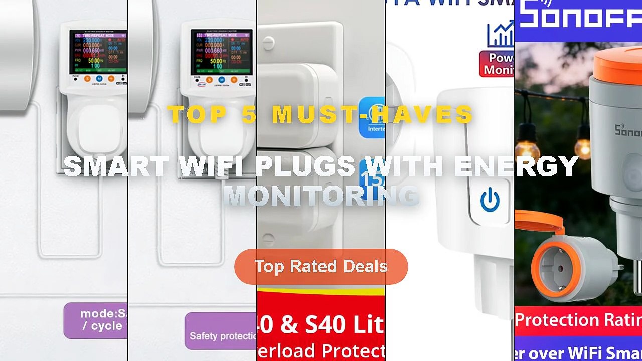 Why Everyone Is Buying Smart WiFi Plugs With Energy Monitoring - SONOFF S61STPF PM O Outdoor Type F Matter Over WiFi Sma...