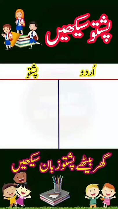 Learn Pashto into Urdu language | lesson # 84