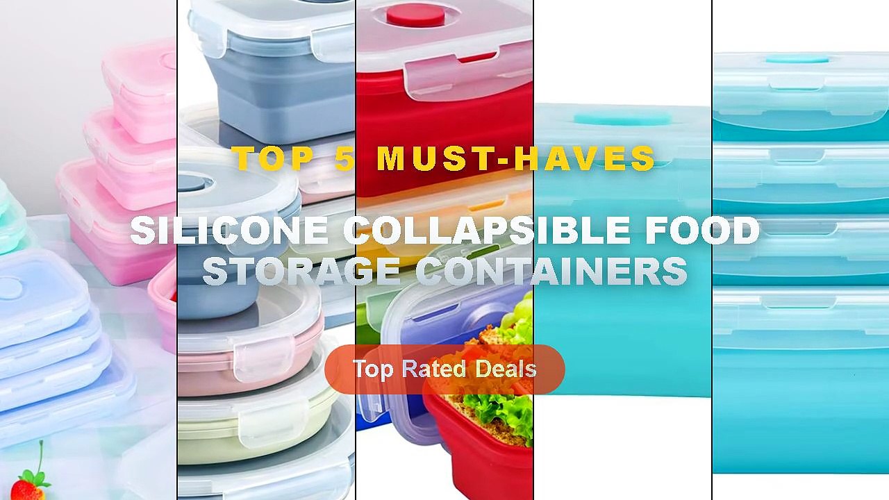Don't Buy Silicone Collapsible Food Storage Containers Before Watching This! - Collapsible Silicone Food Storage Contain...